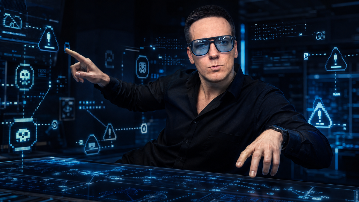 Олег анализирует сигналы кибербезопасности с AI-агентом SOC