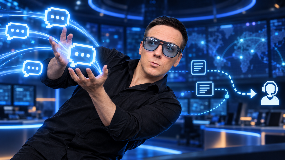 Олег управляет потоками AI-коммуникаций с клиентами
