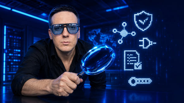 Олег проверяет компоненты AI-агентов и MCP в синем центре безопасности