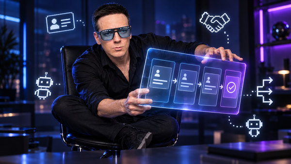Олег управляет AI-агентами и CRM-воронкой