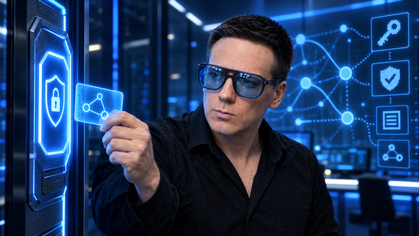 Олег у синего API-шлюза контроля доступа AI-агентов
